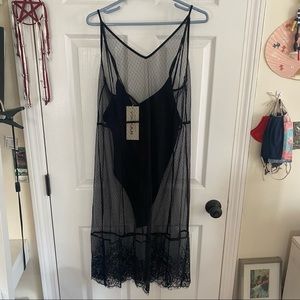 HM x Coachella Black Lace Dress